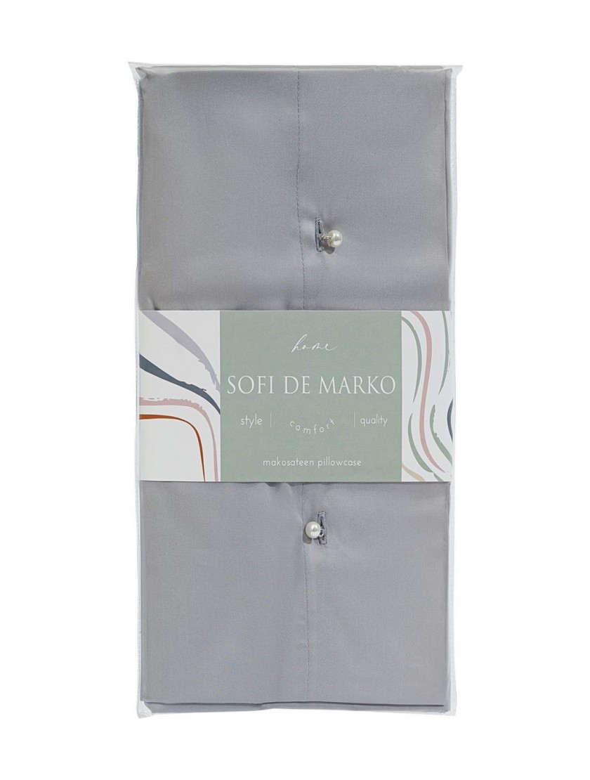 Premium Mako (серый) Наволочка 50х70 (1шт)